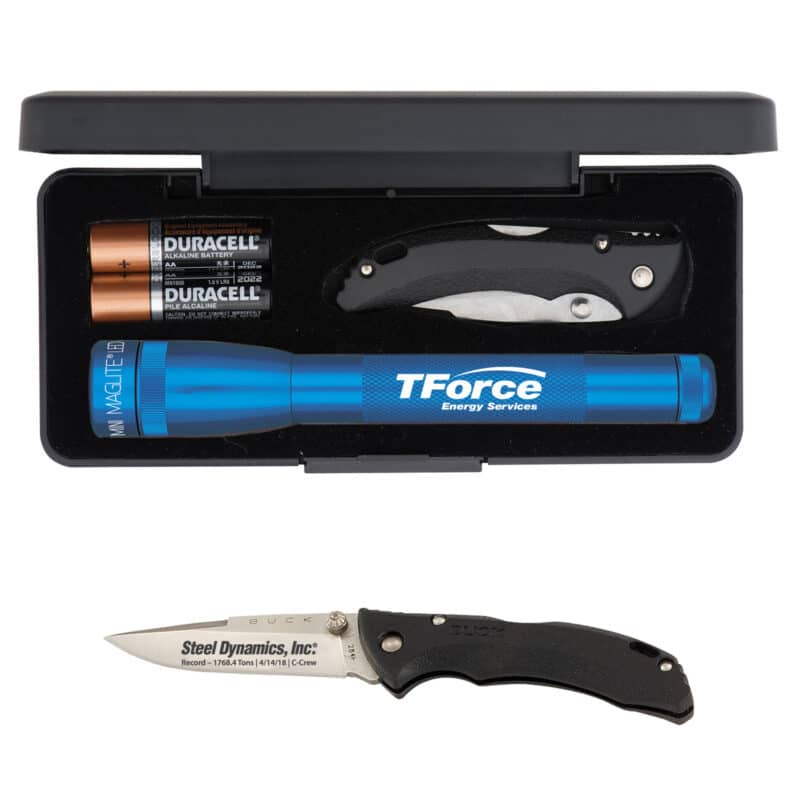 "AA" LED Mini Maglite® With Buck® "Bantam Bbw" Knife - 3