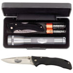 "AA" Mini Maglite® With Buck® "Bantam Bbw" Knife - 2