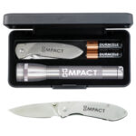"AA" Mini Maglite® With Buck® "Nobleman" Knife - 1