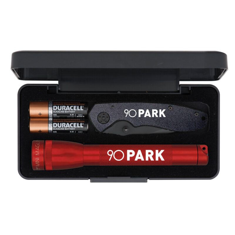 "AA" Mini Maglite® With Warhawk Pocket Knife - 2