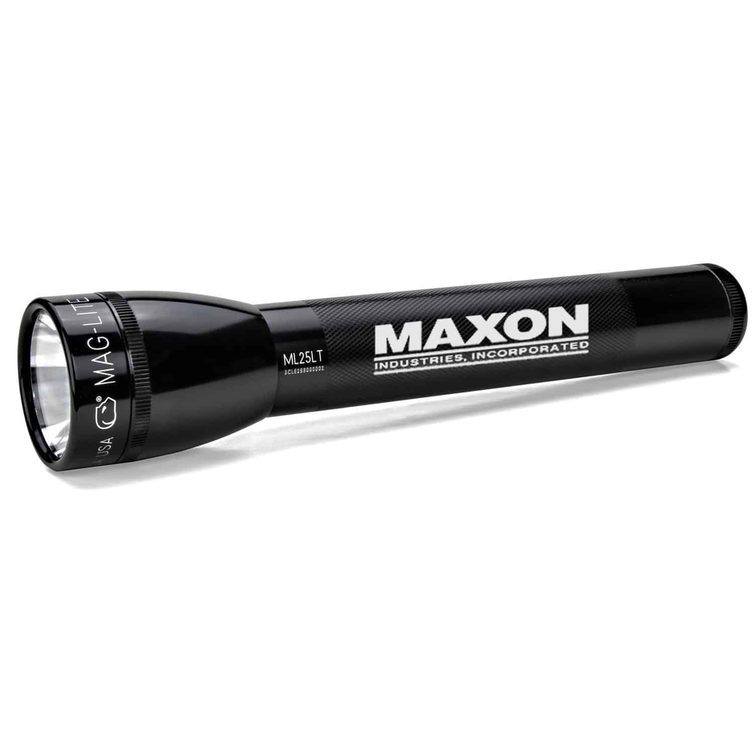 MagLite ML25LT 3-C Cell LED Flashlight - Gray, Aluminum, Adjustable Focus